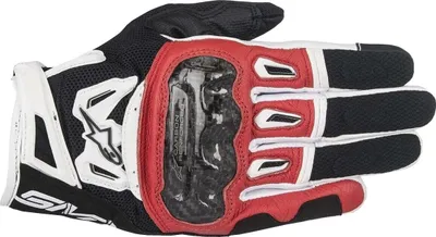 Produktbild von Alpinestars SMX-2 Air Carbon V2 Gloves Black/Red/White M Motorradhandschuhe