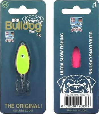 Produktbild von Westin Bulldog - Blinker, Länge / Gewicht:3.3cm / 4g, Farbe:Pink / Yellow