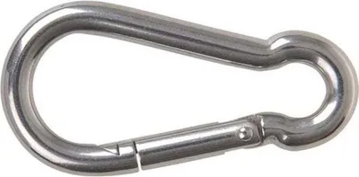 Immagine prodotto di Moschettone Osculati in acciaio inox 4 mm 40 mm Karabina