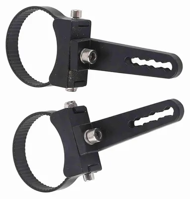 Obrázok produktu pre 2,5" hliníkové rúrkové upevňovacie svorky na montáž na ochrannú tyč/rolbar pre LED pracovné svetlá do osobných a nákladných áut a terénnych vozidiel