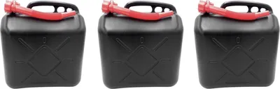 Image de 3x bidons d'essence 20L bidon de carburant réserve bidon homologation UN noir