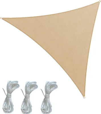 Immagine prodotto di Tenda da sole Rebecca Mobili Rhus 300x300x300 Poliestere Impermeabile Acciaio beige scuro