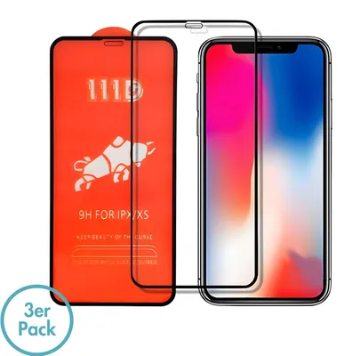Image de Apple iPhone 13 Pro Max Verre blindé cristallin anti-traces de doigts, lot de 3
