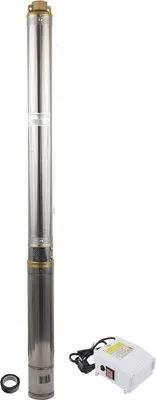 Produktbild von Agora-Tec® 3 Zoll Brunnenpumpe Tiefbrunnenpumpe PREMIUM 550W-3.0-85  30m Kabel