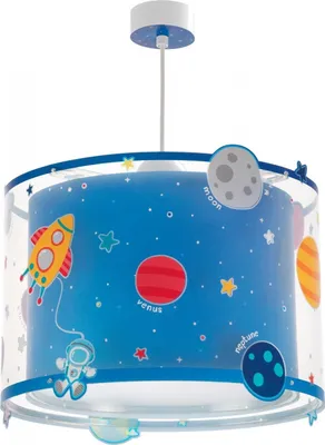 Image de Lustre et lampe suspension enfant Planets Planètes système solaire