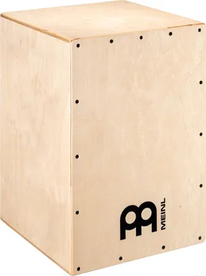 Produktbild von Meinl Percussion Headliner Cajon Instrument - Kompakte Trommelkiste mit Snare und Bass Sound - Schlagfläche Baltische Birke (HCAJ100NT)