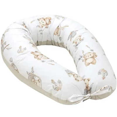Produktbild von V-förmiges Schwangerschaftskissen Boho Bears 170cm antiallergen atmungsaktiv ergonomisch