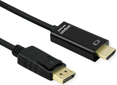 Obrázok produktu pre ROLINE 11.04.5997-10, 3 m, DisplayPort, HDMI, Samec, Samec, Priamy