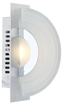Produktbild von LED Wandleuchte, Chrom, Glas, L 20 cm