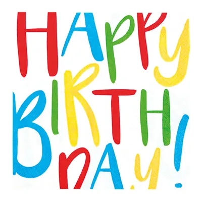 Produktbild von RP 20 Servietten Happy Birthday! 33x33cm
