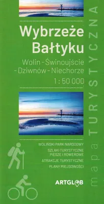 Obrázek produktu pro Pobřeží Baltského moře. Wolin – Świnoujście – Dziwnów – Niechorze. Turistická mapa. ArtGlob