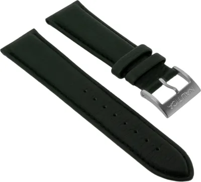 Produktbild von Nautica Herren Chronograph Uhrenarmband 22mm grau Leder A16693GS