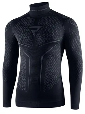 Productafbeelding van Rebelhorn Therm 2, functioneel shirt met lange mouwen, zwart/grijs, maat XL/2XL