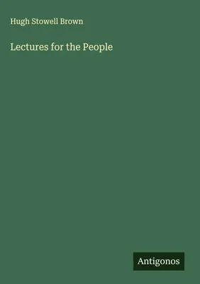 Produktbild von Lectures for the People