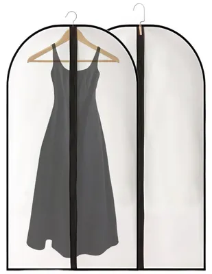 Obrázok produktu pre Sady obalov na oblečenie, 2 kusy, 60 x 140 cm, vodotesné, odolné voči moliam, so zipsom
