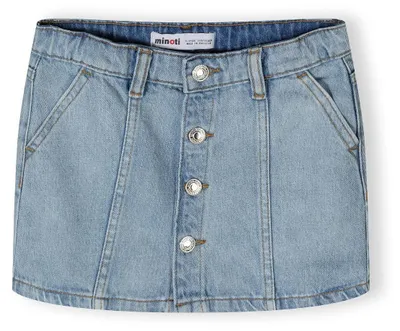 Produktbild von Minoti Jeansrock Hellblau Gr. 116 für Mädchen