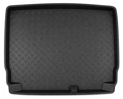 Produktbild von Kofferraumwanne für Volkswagen Golf V 2003-2009 (Schrägheck, Notrad) – Schwarz, passgenau