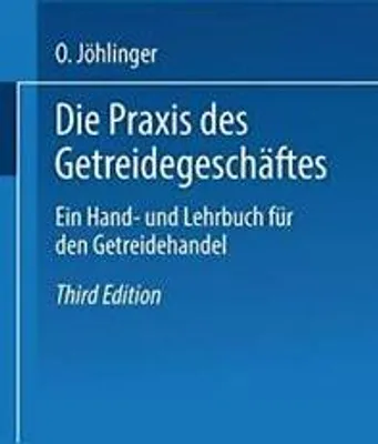 Produktbild von Die Praxis des Getreidegeschäftes