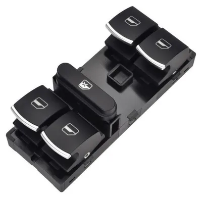 Obrázek produktu pro Tlačítka ovládacího panelu, chromové tlačítko, elektrické stahování oken, Golf 5, Passat B5, Golf 5, VW Passat, 5ND959857B