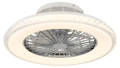 Produktbild von LED Deckenventilator, dimmbar, Fernbedienung, CCT, D 50 cm