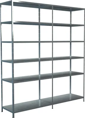 Produktbild von Steck-Grund-/ u 1 Anbauregal, 12 Böden, 2300x2000x500, verz.