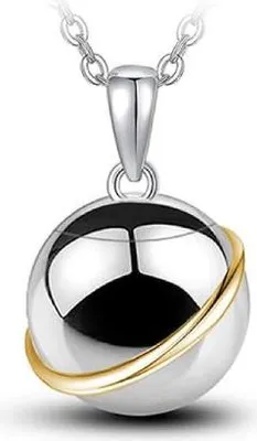 Image de Luxe Ashanger avec chaîne pour cendres, cheveux ou parfum - Bijoux commémoratifs avec aide au remplissage des cendres et sac de rangement