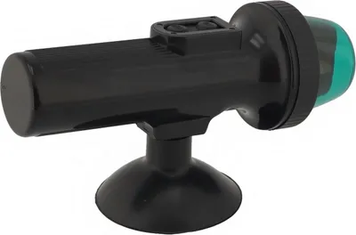 Produktbild von LED Zweifarbenlaterne Positionslicht Boot Batteriebetrieben Schwarz mit Saugnapf Beleuchtung für Steuerbord Backbord