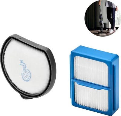Produktbild von ASKQX9 Filterset für QX9 (1 Vormotorfilter, 1 Hygienefilter, Staubsauger Filter, waschbar, regelmäßiger Filtertausch, verbesserte Saugleistung）