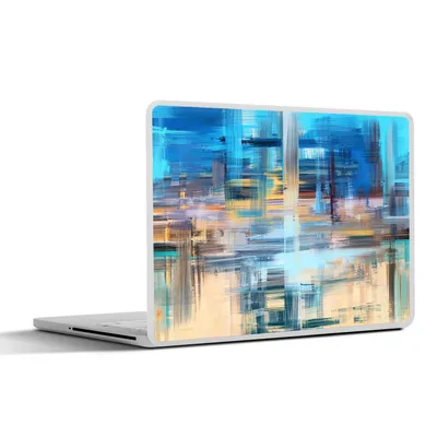 Produktbild von MuchoWow® Laptop Aufkleber Sticker Cover Ölfarbe - Abstrakt - Malerei 36.5x27.5 cm - Laptop-Sticker