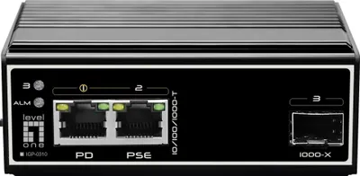 Productafbeelding van Level One IGP-0310 LevelOne Switch 1x GE IGP-0310 1xGSFP 36W 1xPoE