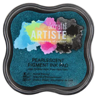 Produktbild von Stempelkissen Perlglanz-Aqua