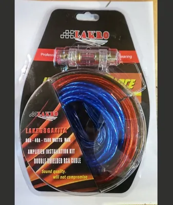 Productafbeelding van 6GA - Complete kabelset - Lakro - 6 AWG - 5,3 meter pluskabel