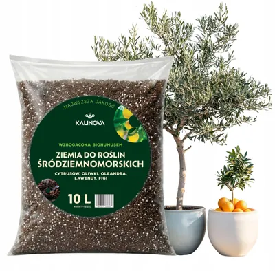 Image de Terreau méditerranéen 10 l - Haute qualité - Riche en éléments nutritifs - Pour jardin et balcon - Terreau pour plantes méditerranéennes - Terreau