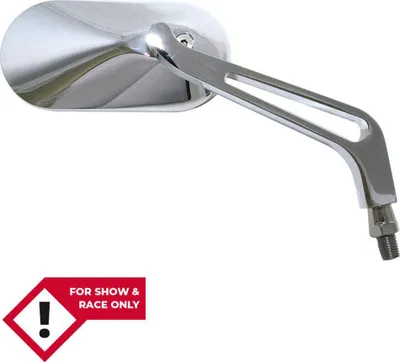 Produktbild von HIGHSIDER smart Lenkerspiegel Chrom Oval (Paar)