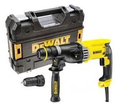 DEWALT Bohrhammer 900W D25144K mit 3,0J Schlagenergie und 13mm Schnellspannbohrfutter