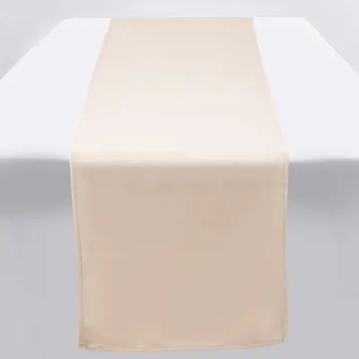 Obrázek produktu pro Elegantní béžová saténová běhounka na stůl, rozměry 33 x 270 cm
