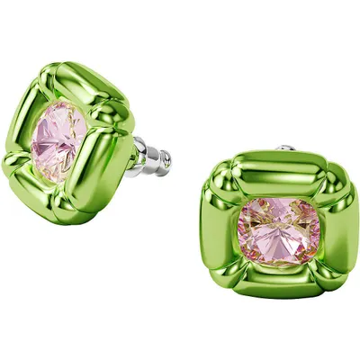 Produktbild von Swarovski Damen Ohrringe Dulcis Ohrstecker Kissenschliff, Grün 5600778