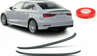 Produktbild von Heckspoiler Spoilerlippe Für AUDI A3 S3 ab 2013-2020 Saloon Spoiler Schwarz