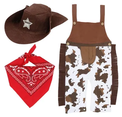 Imagen del producto de Traje de vaquero para niños con accesorios
