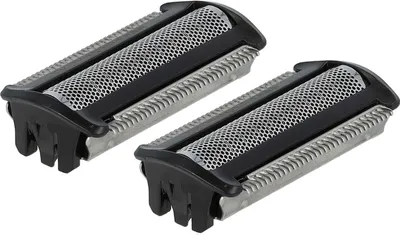 Produktbild von vhbw 2x Ersatz-Scherköpfe kompatibel mit Philips BodyGroom S3000 BG30xx, BG3010 Elektrorasierer, Schwarz Silber