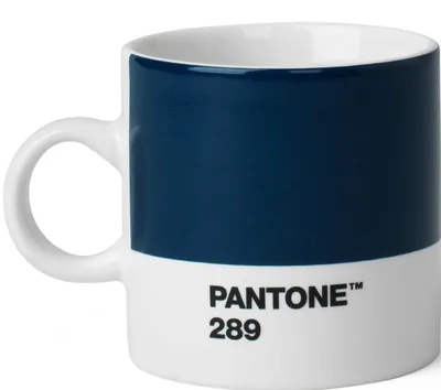 Espressotasse, Feinputzellan, 120 ml, Dunkelblau 289 C