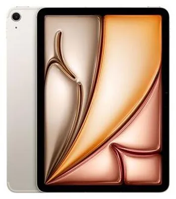 Image de iPad Apple iPad Air 11'' Puce Apple M2 256 Go 5G 6eme generation 2024 Lumiere Stellaire