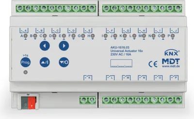 Immagine prodotto di MDT KNX Attuatore interruttore/tapparella 8/4 vie 16 A REG, 1 pz.
