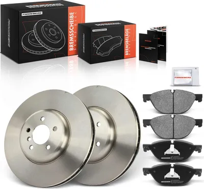 Obrázok produktu pre Frankberg 2x brzdové kotúče 4x brzdové doštičky predná náprava pre BMW radu 5 radu 5 Gran Turismo radu 5 radu 6 radu 7