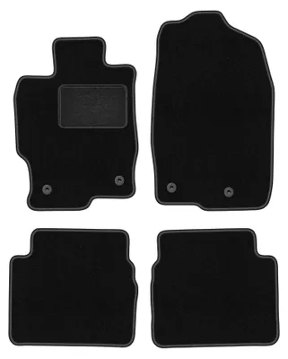 Immagine prodotto di Tappetini in moquette per Mazda 6 II GH 2007-2012 (berlina/station wagon/liftback) – set 4 pezzi, neri, su misura – Wielganizator LUX