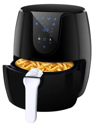Heißluftfritteuse 3,5 l, 1500 W, 6 Programme, LED-Touch, schwarz