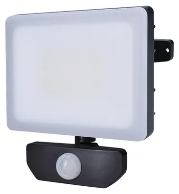 Produktbild von Solight LED-Scheinwerfer Quick mit Sensor, 30 W, 2550 lm, 4000 K, IP44, schwarz WM-30WS-Q