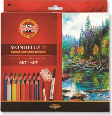 Produktbild von KOH-I-NOOR Mondeluz 3714/72 Aquarellstifte Set 72 Stk