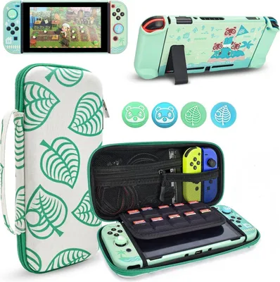 Produktbild von Nintendo Switch Tragetasche Bundle mit Hardcase, Joycon-Hüllen & Thumb Grips