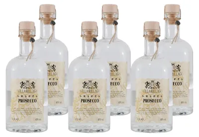 Produktbild von Villa Rillago Prosecco Grappa (6 x 0,5L)